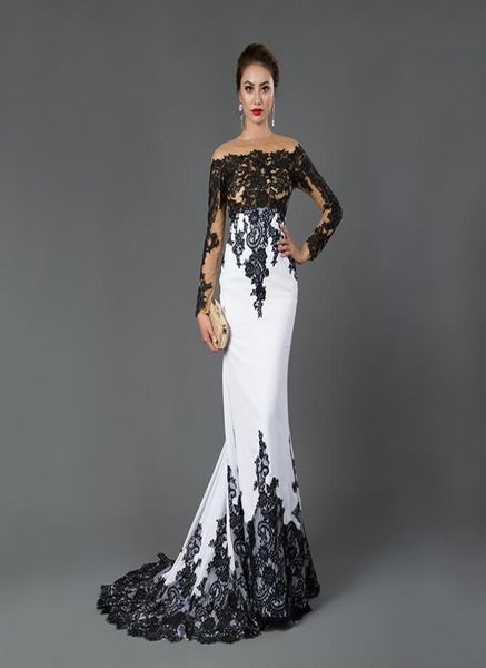 white and black mermaid evening dresses 2020 new selling custom applique offtheshoulder long sleeve lace formal prom party g2724490, Black;red
white and black mermaid evening dresses 2020 new selling custom applique offtheshoulder long sleeve lace formal prom party g2724490, Black;red