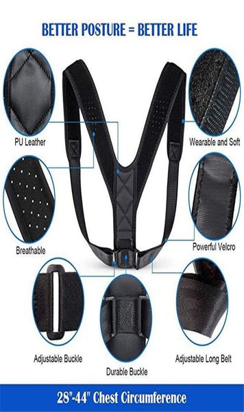 posture corrector clavicle spine back shoulder lumbar brace support belt posture correction prevents slouching dhl 1360222, Black;blue
posture corrector clavicle spine back shoulder lumbar brace support belt posture correction prevents slouching dhl 1360222, Black;blue