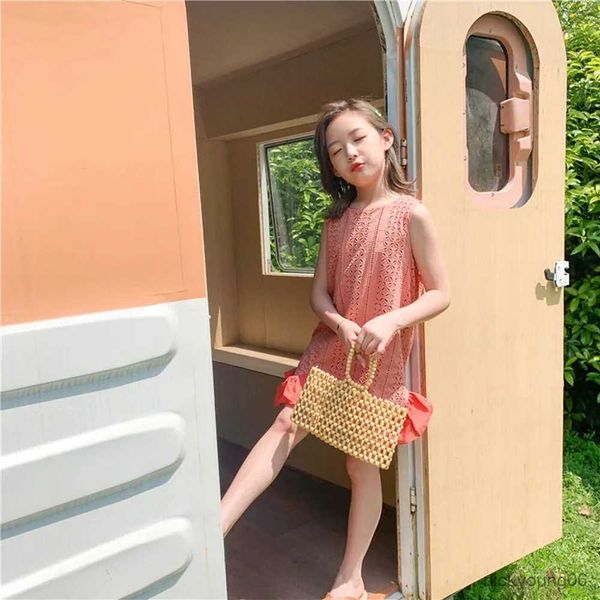 girl's dresses girls summer dress cute sleeveless cotton ruffles kids for orange casual girl clothing 4-12 child clothes r230607, Red;yellow
girl's dresses girls summer dress cute sleeveless cotton ruffles kids for orange casual girl clothing 4-12 child clothes r230607, Red;yellow
