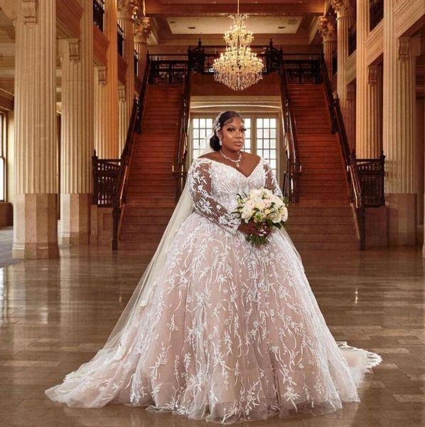 2021 plus size wedding dress lace champagne blush long sleeves bridal gowns appliqued v neck corset up back church marriage dresse5217513, White
2021 plus size wedding dress lace champagne blush long sleeves bridal gowns appliqued v neck corset up back church marriage dresse5217513, White
