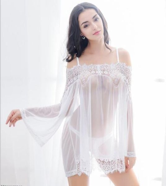new style plus size pajamas women039s lace transparent erotic lingerie uniform seduction perspective dress summer5404630, White
new style plus size pajamas women039s lace transparent erotic lingerie uniform seduction perspective dress summer5404630, White