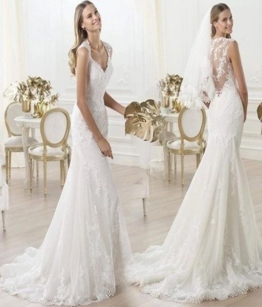 lace vneck dew bride perspective appliques mermaid trailing wedding gowns dress vestido robe de mariee noiva4305731, White
lace vneck dew bride perspective appliques mermaid trailing wedding gowns dress vestido robe de mariee noiva4305731, White