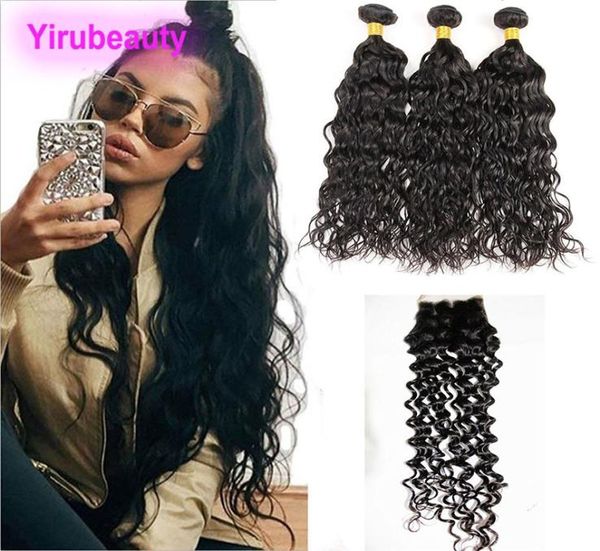 water wave 3 bundles with 4x4 lace closure peruvian human hair extensions bundles with baby hair 4 pieces one lot 1028inch5192456, Black;brown
water wave 3 bundles with 4x4 lace closure peruvian human hair extensions bundles with baby hair 4 pieces one lot 1028inch5192456, Black;brown