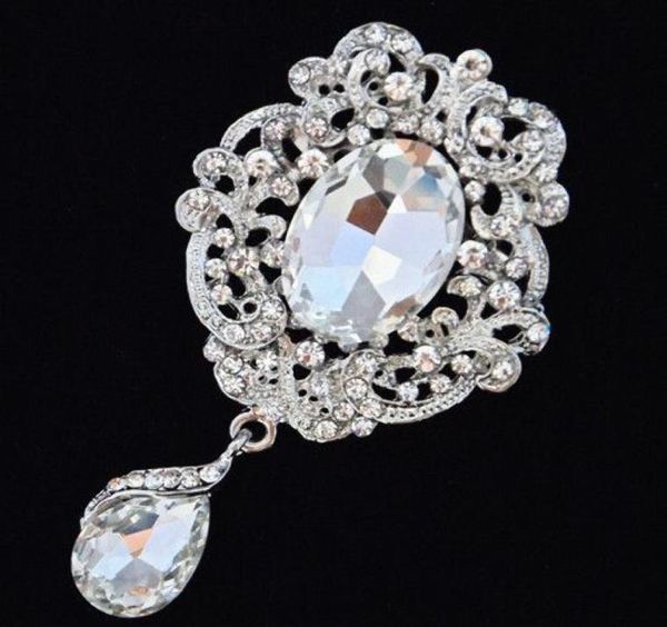 rhodium plated luxury waterdrop pendent crystals flower brooch fashionable women bouquet pin bling bling czech crystals broach pin6280784, Gray
rhodium plated luxury waterdrop pendent crystals flower brooch fashionable women bouquet pin bling bling czech crystals broach pin6280784, Gray