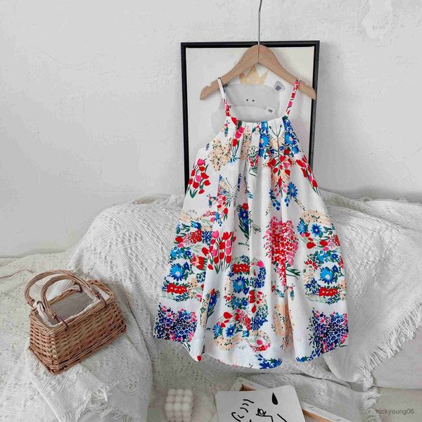 girl's dresses girls dress summer new flowers baby cute loose beach children's clothing classic fashion kids outfit r230607, Red;yellow
girl's dresses girls dress summer new flowers baby cute loose beach children's clothing classic fashion kids outfit r230607, Red;yellow