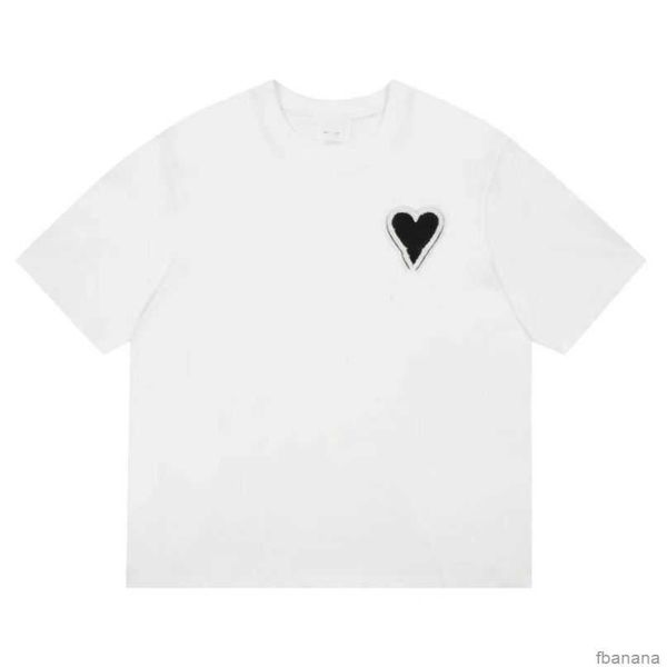 designers amis paris t-shirt spring classic heart solid color big love round neck short sleeve tees for men and women ssia, White;black
designers amis paris t-shirt spring classic heart solid color big love round neck short sleeve tees for men and women ssia, White;black