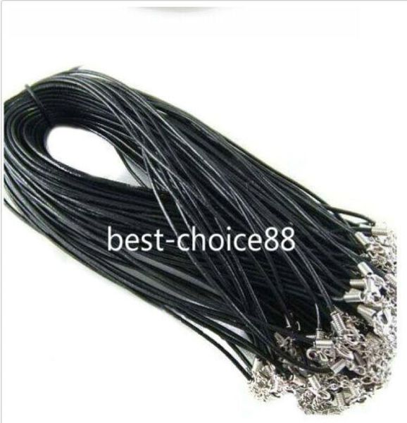 50pcs black genuine real leather cord lobster clasp for necklace chain 45cm9404658, Silver
50pcs black genuine real leather cord lobster clasp for necklace chain 45cm9404658, Silver