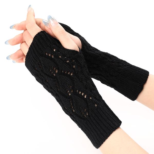 9pair fingerless stretch warm gloves winter knitted comfortable women arm crochet clothing gifts, Blue;gray
9pair fingerless stretch warm gloves winter knitted comfortable women arm crochet clothing gifts, Blue;gray