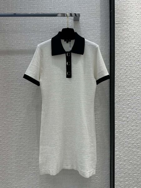milan runway dress 2023 new summer autumn lapel neck short sleeve fashion designer dresses brand same style dress 0607-2, Black
milan runway dress 2023 new summer autumn lapel neck short sleeve fashion designer dresses brand same style dress 0607-2, Black