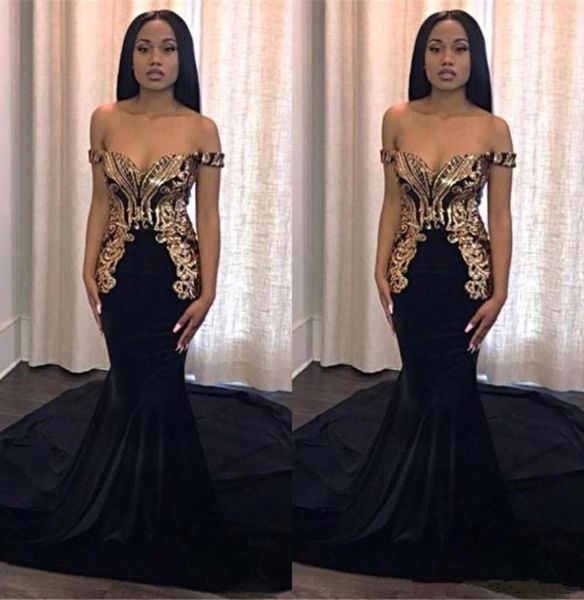 african mermaid black prom dresses long gold appliques elegant off shoulder custom black girls evening gowns celebrity runway dres1513882, Black;red
african mermaid black prom dresses long gold appliques elegant off shoulder custom black girls evening gowns celebrity runway dres1513882, Black;red