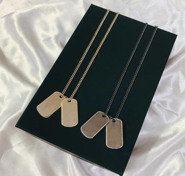 rectangular pendant with letters necklaces fashion necklace for man woman designer jewelry highly quality 2 model optional an1845390, Silver
rectangular pendant with letters necklaces fashion necklace for man woman designer jewelry highly quality 2 model optional an1845390, Silver