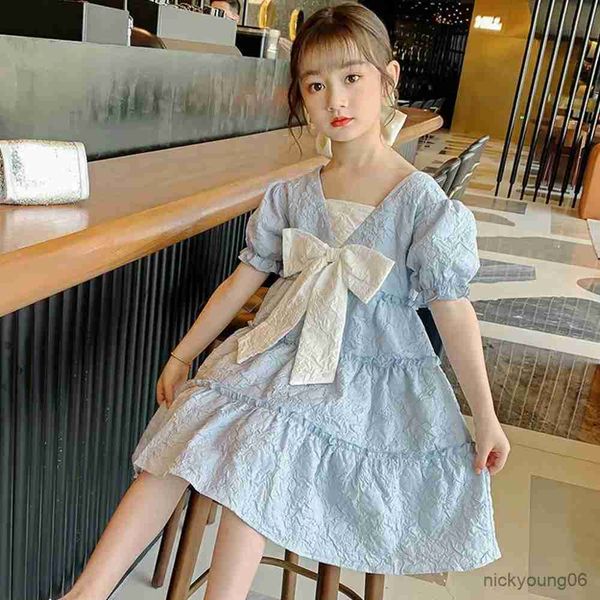 girl's dresses new kids summer short sleeve for girls patchwork big bow princess dress girl clothing 4-14 kid child casual r230607, Red;yellow
girl's dresses new kids summer short sleeve for girls patchwork big bow princess dress girl clothing 4-14 kid child casual r230607, Red;yellow