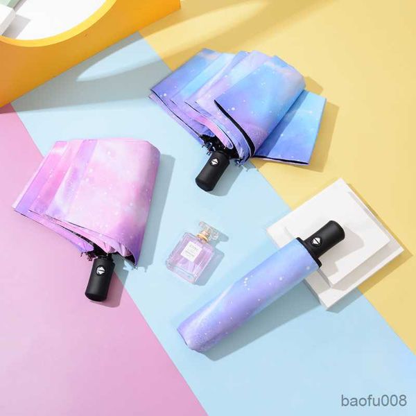 umbrellas umbrella automatic folding women's umbrella three-folding umbrella windproof starry sky color creative sun umbrella parasol r
umbrellas umbrella automatic folding women's umbrella three-folding umbrella windproof starry sky color creative sun umbrella parasol r