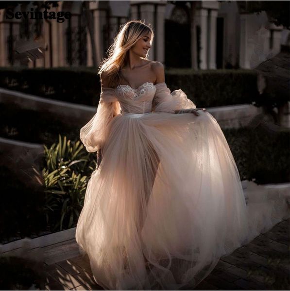 sevintage beach wedding dresses pink 2023 elegant sweetheart lantern sleeve a-line lace appliques boho bridal gowns custom made, White
sevintage beach wedding dresses pink 2023 elegant sweetheart lantern sleeve a-line lace appliques boho bridal gowns custom made, White