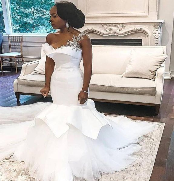 2021 african black girls mermaid wedding dresses one shoulder bridal gowns crystal beaded garden wedding dress4527349, White
2021 african black girls mermaid wedding dresses one shoulder bridal gowns crystal beaded garden wedding dress4527349, White
