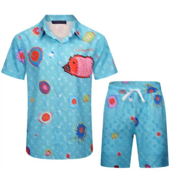 men's shirt street two-piece clothing hawaiian shirt printed beach summer thin short sleeved men's clothing, White;black
men's shirt street two-piece clothing hawaiian shirt printed beach summer thin short sleeved men's clothing, White;black