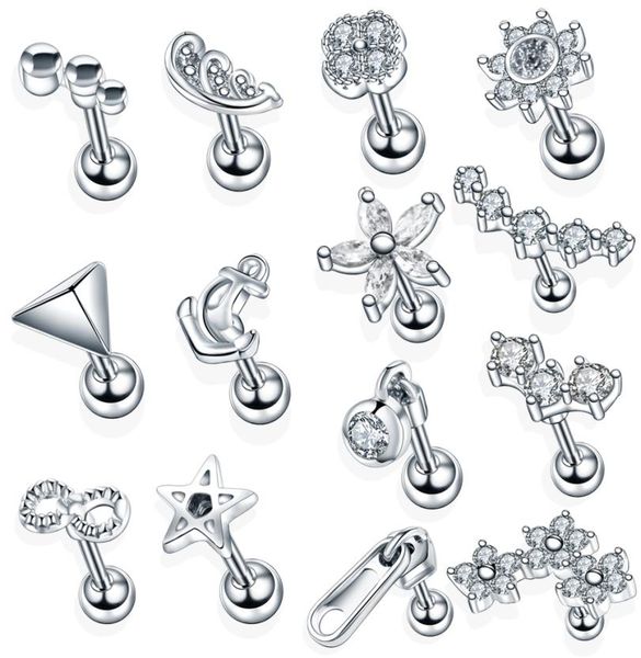 1pc steel crystal flower lage helix orelha ear stud tragus barbell piercing labret lip rings charming jewelry 16g3632279, Golden;silver
1pc steel crystal flower lage helix orelha ear stud tragus barbell piercing labret lip rings charming jewelry 16g3632279, Golden;silver