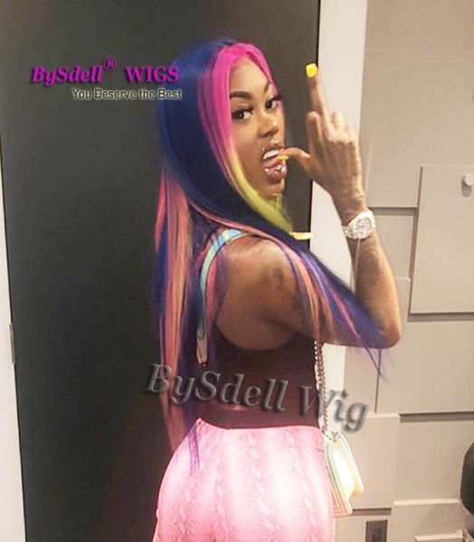 web celebrity asiandoll blue highlight mint green purple color hairstyle wig synthetic long straight hair lace front wigs2552967, Black
web celebrity asiandoll blue highlight mint green purple color hairstyle wig synthetic long straight hair lace front wigs2552967, Black