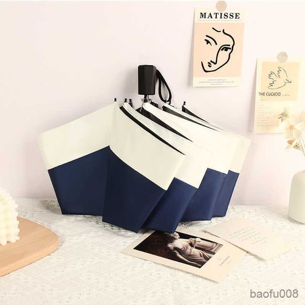 umbrellas new folding sunny and rainy umbrella for women men the black glue sun protection sunshade waterproof umbrellas chuva r230607
umbrellas new folding sunny and rainy umbrella for women men the black glue sun protection sunshade waterproof umbrellas chuva r230607