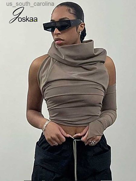 joskaa brown single sleeve off shoulder casual slim crop fashion t shirt for women clothing winter 2021 streetwear l230522, White
joskaa brown single sleeve off shoulder casual slim crop fashion t shirt for women clothing winter 2021 streetwear l230522, White