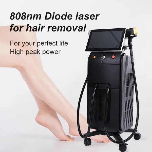 3 wavelengths 755 808 1064nm diode laser hair removal machine two handles professional 1600w high power laser epilator, Black
3 wavelengths 755 808 1064nm diode laser hair removal machine two handles professional 1600w high power laser epilator, Black