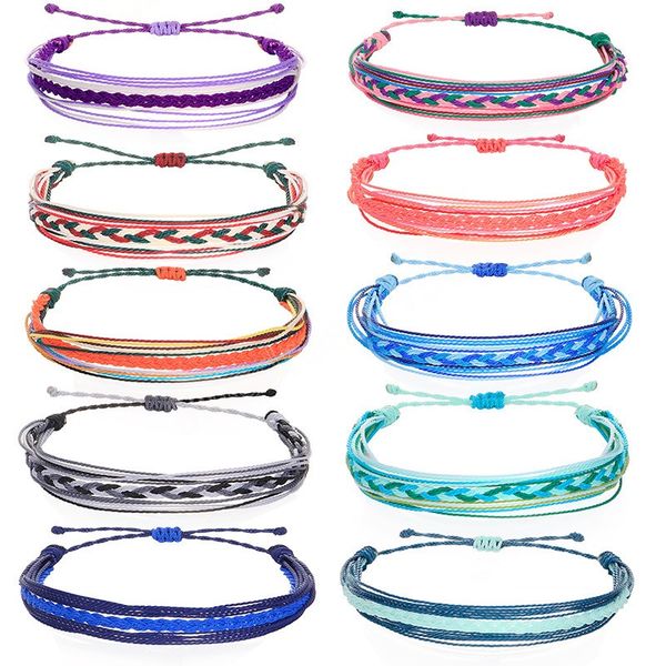 bohemian woven bracelet colorful wax beach bracelet women's fashion accessories, Golden;silver
bohemian woven bracelet colorful wax beach bracelet women's fashion accessories, Golden;silver