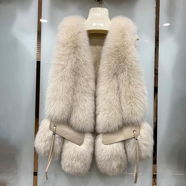 fur mppm new women fox fur vest fashion winter genuine fox waistcoats gilets vneck autumn lady's jackets coats quality, Black
fur mppm new women fox fur vest fashion winter genuine fox waistcoats gilets vneck autumn lady's jackets coats quality, Black