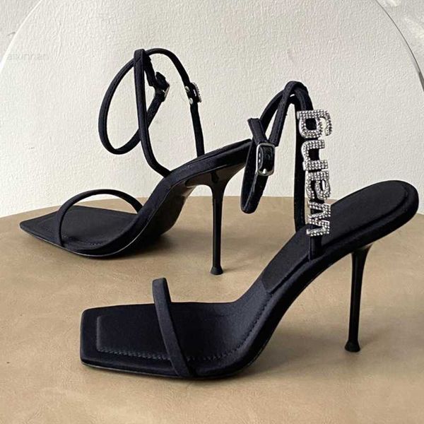 black one line buckle 2023 new summer rhinestone letter square high heels thin heel open toe sandals for women
black one line buckle 2023 new summer rhinestone letter square high heels thin heel open toe sandals for women