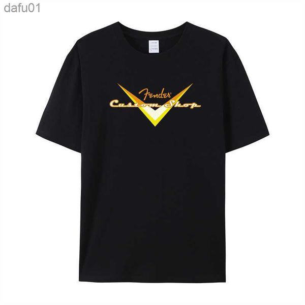 fender custom shop guitar classic black t-shirt summer men's short sleeve popular tees shirt novel l230520, White;black
fender custom shop guitar classic black t-shirt summer men's short sleeve popular tees shirt novel l230520, White;black