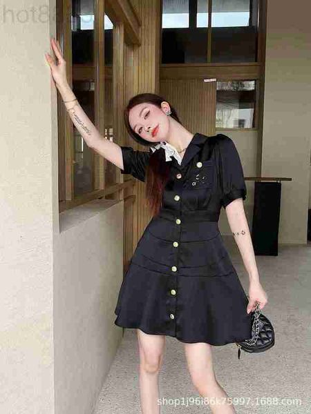 runway dresses designer 2023 summer new short sleeve suit collar with waist to show slim beauty temperament light mature dress women's, Black
runway dresses designer 2023 summer new short sleeve suit collar with waist to show slim beauty temperament light mature dress women's, Black