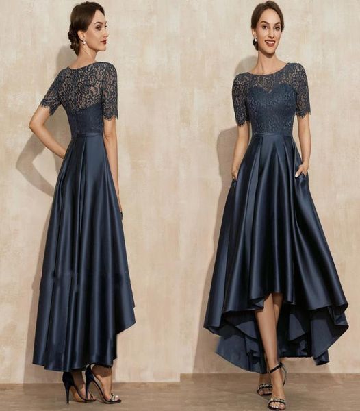 navy blue satin prom dresses oneck lace short sleeve asymmetrical evening party gown vestidos de fiesta robe soiree 20221915380, Black
navy blue satin prom dresses oneck lace short sleeve asymmetrical evening party gown vestidos de fiesta robe soiree 20221915380, Black