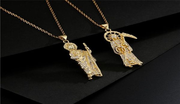 pendant necklaces classic grim reaper priest design necklace for women men gold chain luxury bling cubic zirconia jewelry wholesal7401518, Silver
pendant necklaces classic grim reaper priest design necklace for women men gold chain luxury bling cubic zirconia jewelry wholesal7401518, Silver