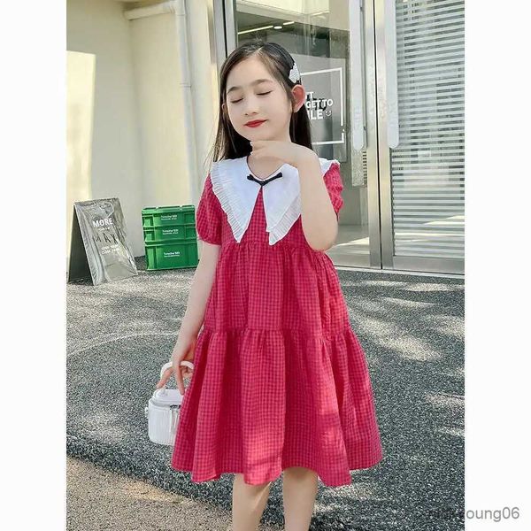 girl's dresses kids summer for girls cute red casual princess dress children girl clothing 6-15years r230607, Red;yellow
girl's dresses kids summer for girls cute red casual princess dress children girl clothing 6-15years r230607, Red;yellow