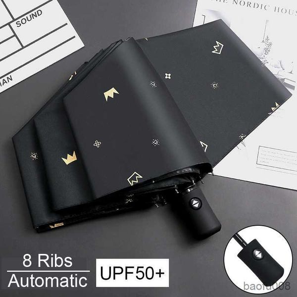 umbrellas 8-rib fully automatic umbrella for rain and shine with sun-resistant black coating anti-uv portable lightweight sun umbrella r2306
umbrellas 8-rib fully automatic umbrella for rain and shine with sun-resistant black coating anti-uv portable lightweight sun umbrella r2306