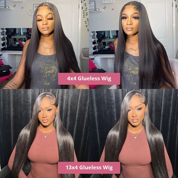 glueless wig human hair ready to wear transparent bone straight lace closure wigs preplucked natural hairline for women pre cut, Black;brown
glueless wig human hair ready to wear transparent bone straight lace closure wigs preplucked natural hairline for women pre cut, Black;brown