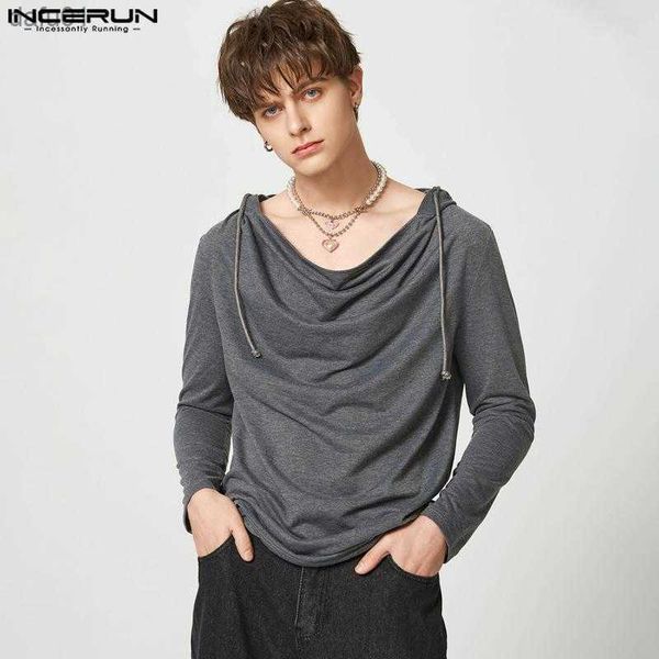 incerun spring autumn 2023 men's sweatshirts long sleeve hooded shirts solid color streetwear casual hooded hoodies s-5xl l230520, Black
incerun spring autumn 2023 men's sweatshirts long sleeve hooded shirts solid color streetwear casual hooded hoodies s-5xl l230520, Black