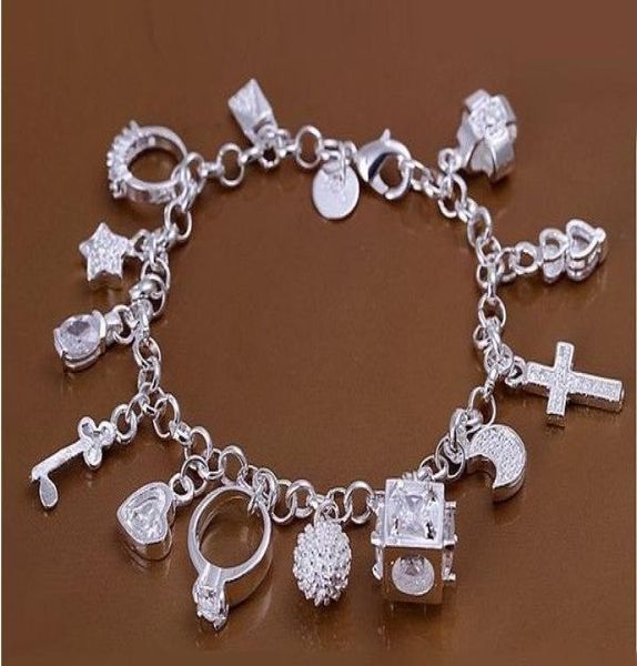 h144 925 silver bracelet 925 silver fashion jewelry charm bracelet 13 pendants bracelet9543374, Golden;silver
h144 925 silver bracelet 925 silver fashion jewelry charm bracelet 13 pendants bracelet9543374, Golden;silver