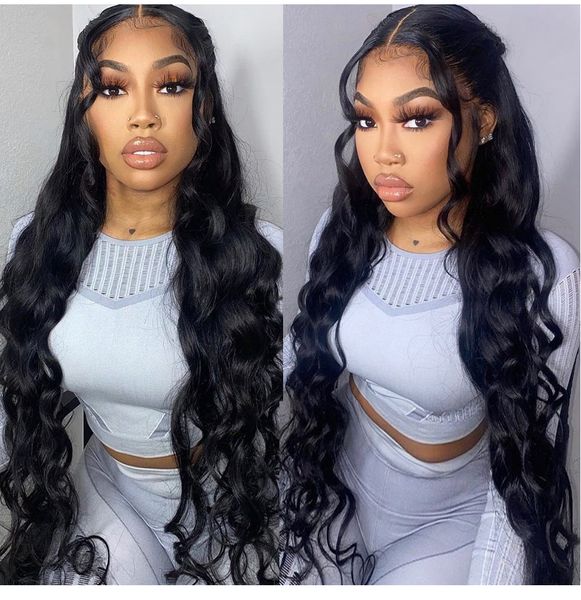 30 inch 13x4 lace front wig body wave human hair wig brazilian loose lace frontal wig for women lace wig, Black;brown
30 inch 13x4 lace front wig body wave human hair wig brazilian loose lace frontal wig for women lace wig, Black;brown