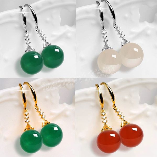 temperament silver-plated earrings female chalcedony green agate earrings new emerald long earrings anti-gem earrings
temperament silver-plated earrings female chalcedony green agate earrings new emerald long earrings anti-gem earrings