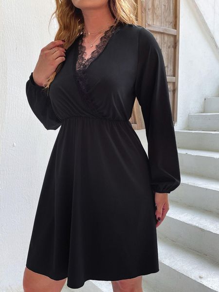 t-shirt plus size lace mini dress 2022 autumn long sleeve v neck a line black clothing oversized tunic elegant casual wrap dresses
t-shirt plus size lace mini dress 2022 autumn long sleeve v neck a line black clothing oversized tunic elegant casual wrap dresses