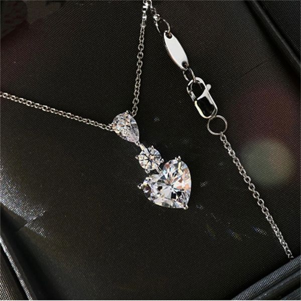 2021 heart cut 3ct diamond pendant real 925 sterling silver moissanite wedding pendants necklace for women bridal choker jewelry
2021 heart cut 3ct diamond pendant real 925 sterling silver moissanite wedding pendants necklace for women bridal choker jewelry