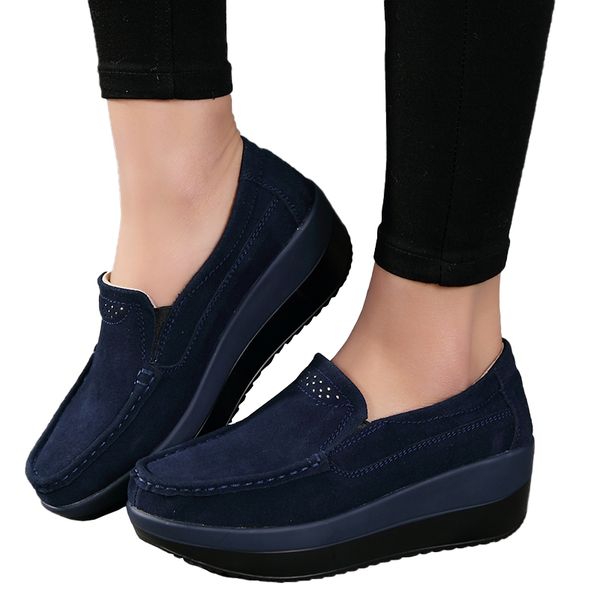 eofk spring autumn women flats platform loafers ladies genuine leather comfort wedge moccasins orthopedic slip on casual shoes, Black
eofk spring autumn women flats platform loafers ladies genuine leather comfort wedge moccasins orthopedic slip on casual shoes, Black
