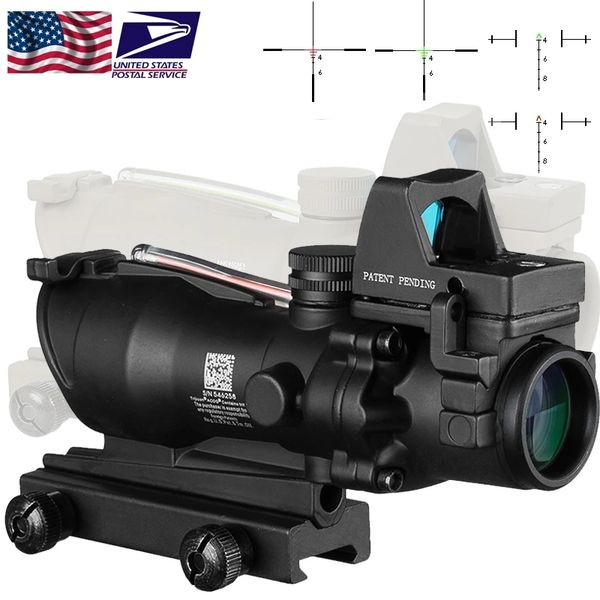 4x32 optic scope riflescope cahevron reticle fiber green red illuminated optic sight with rmr mini red dot sight
4x32 optic scope riflescope cahevron reticle fiber green red illuminated optic sight with rmr mini red dot sight