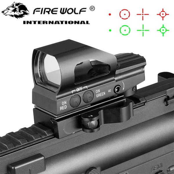 fire wolf hunting and equipment 1x33 tactical optical sight airsoft pistol 4reticles holographic red dot rifle scope for hunting
fire wolf hunting and equipment 1x33 tactical optical sight airsoft pistol 4reticles holographic red dot rifle scope for hunting