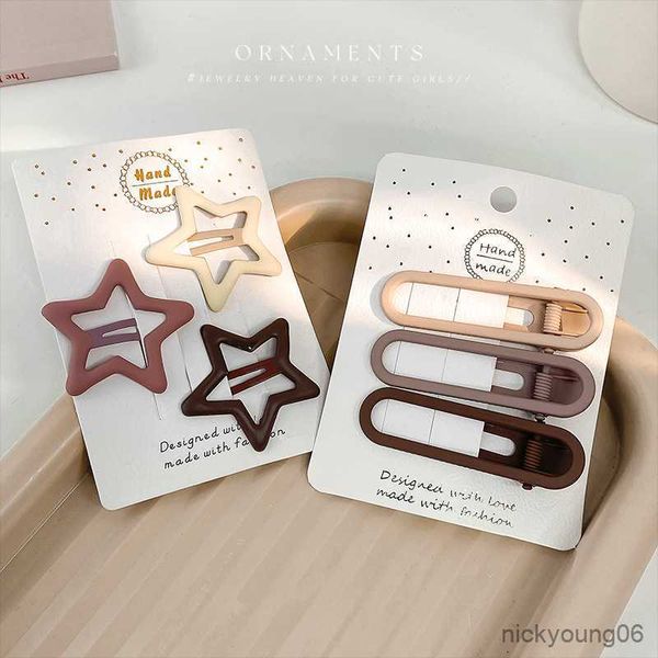 hair accessories girl accessoires baby fashion coffee color geometric stars ornament clips kids hairpins r230608, Slivery;white
hair accessories girl accessoires baby fashion coffee color geometric stars ornament clips kids hairpins r230608, Slivery;white