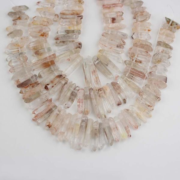 crystal approx 15.5inches natural smooth crystal stick points beads jewelry bulk,drilled raw quartz spikes points pendants necklace
crystal approx 15.5inches natural smooth crystal stick points beads jewelry bulk,drilled raw quartz spikes points pendants necklace