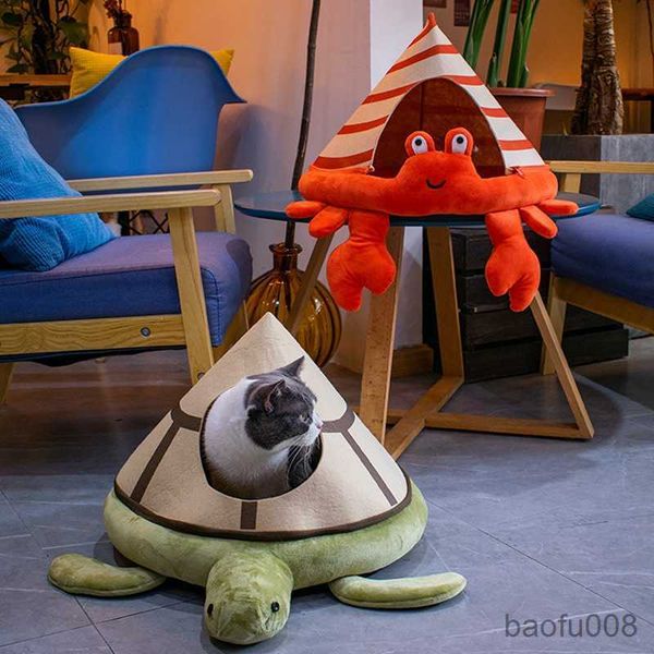 cat carriers houses detachable pet sleeping house semi-closed soft pet bed seasons cat tent cute turtle shaped nest r230608
cat carriers houses detachable pet sleeping house semi-closed soft pet bed seasons cat tent cute turtle shaped nest r230608