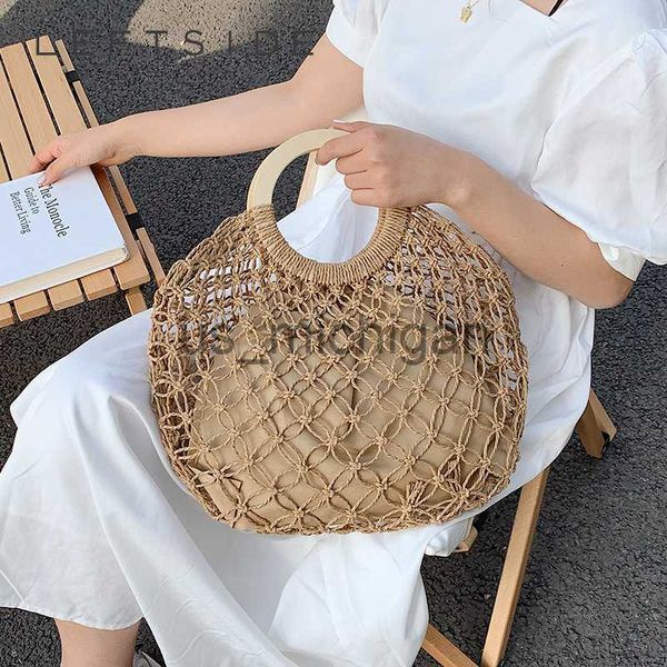 evening bags leftside bohemia hollow out women weave straw tote bag 2023 summer travel round handle beach bags handmade lady handbag j230608
evening bags leftside bohemia hollow out women weave straw tote bag 2023 summer travel round handle beach bags handmade lady handbag j230608