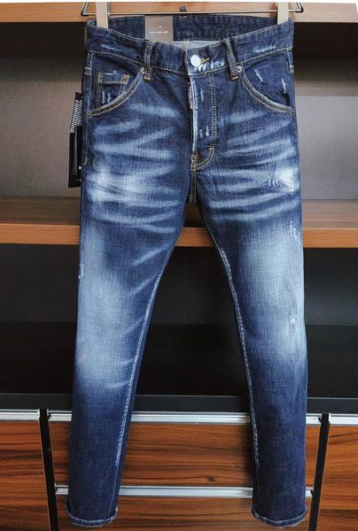 new men jeans hole blue italy brand man long pants trousers streetwear denim skinny slim straight biker jean for women d2 dsq icon gg 44-56
new men jeans hole blue italy brand man long pants trousers streetwear denim skinny slim straight biker jean for women d2 dsq icon gg 44-56