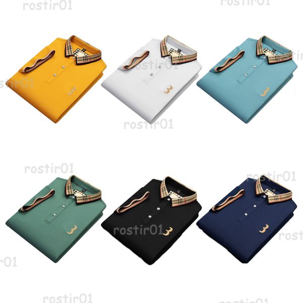 bby mens designer luxury high end embroidered short sleeved cotton business polo shirt men s t shirt korean fashion clothing summer 220606, White;black
bby mens designer luxury high end embroidered short sleeved cotton business polo shirt men s t shirt korean fashion clothing summer 220606, White;black